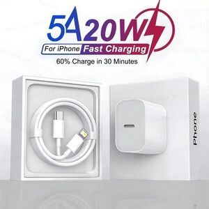 Fast Charging Adapter and Cable for iPhone
